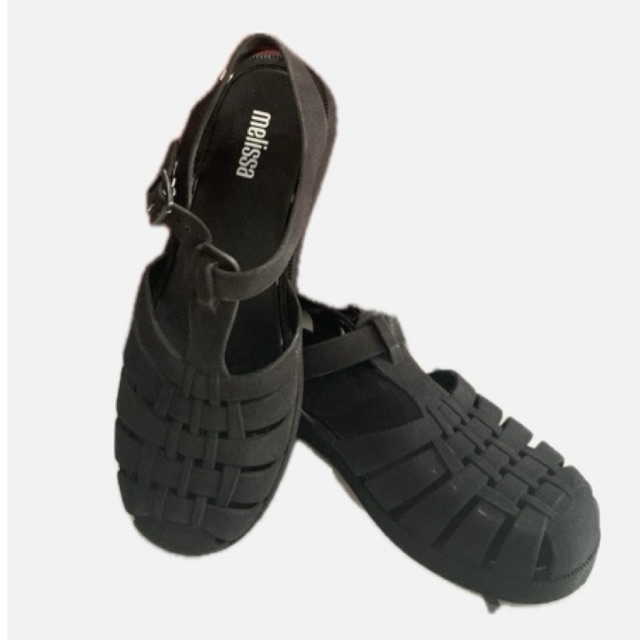 Sepatu Melissa Possession Velvet Black