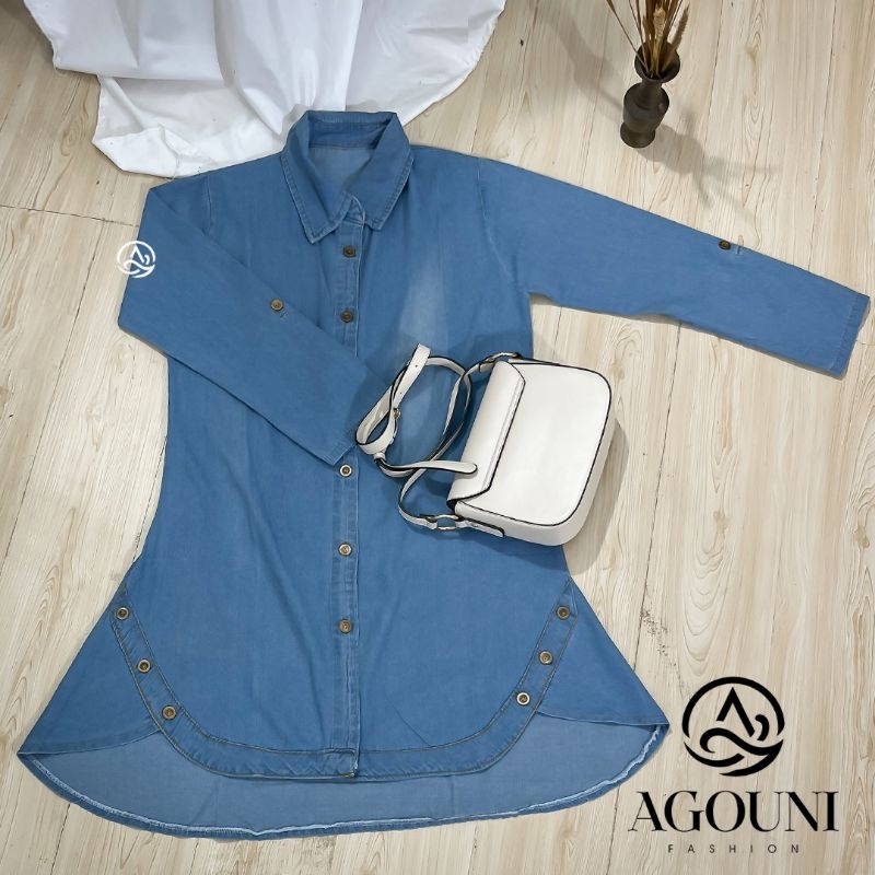 ATASAN, TUNIK, atasan wanita, fashion muslim, baju wanita, fashion wanita, Gaby Tunik Jeans