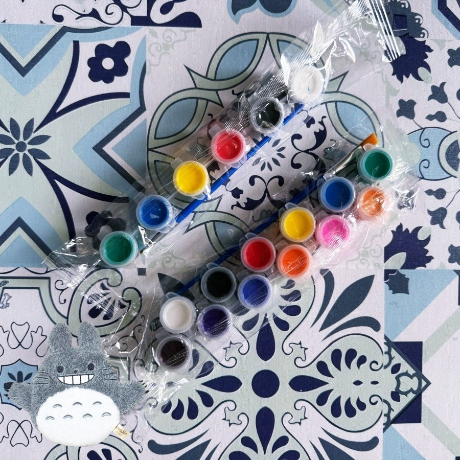 

[1 PCS] CAT ACRYLIC 6 WARNA + KUAS CAT AKRILIK 12WARNA