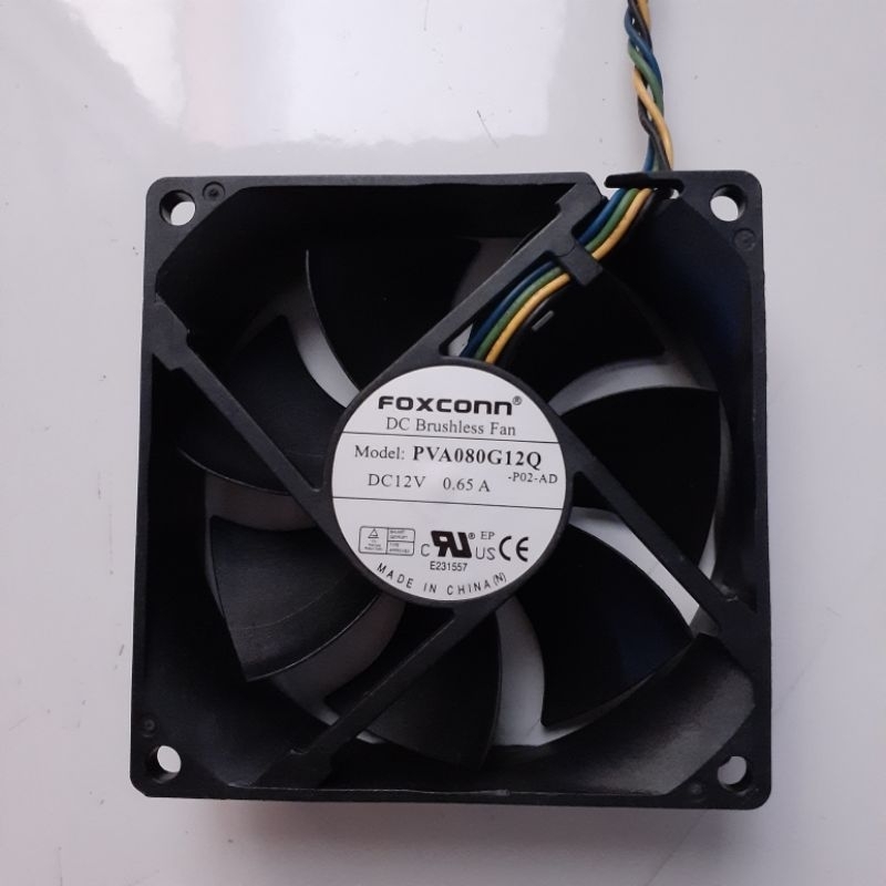 Foxconn kipas dc 12V 8cm 4 kabel