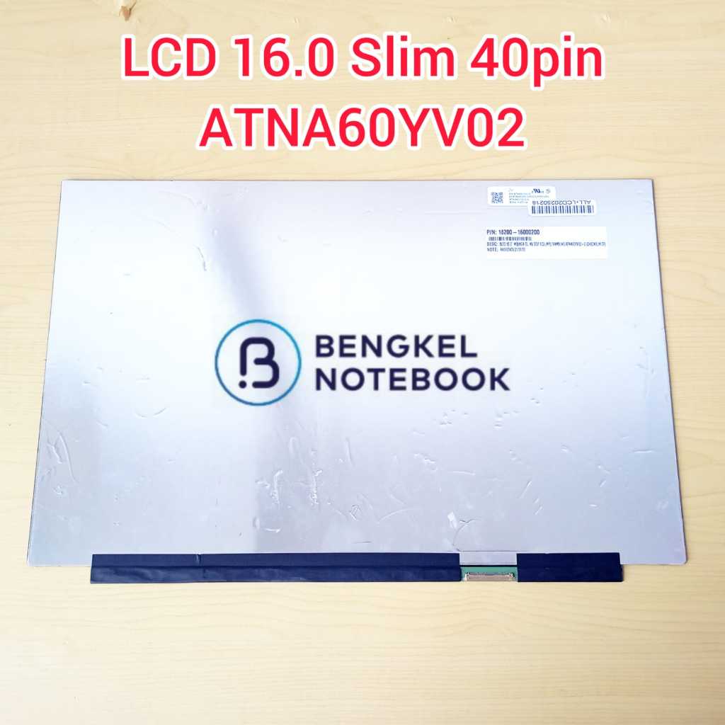 LCD 16.0” LED Slim 40pin ATNA60YV02 ATNA60YV02-0 SDC415D UHD+ 3840x2400