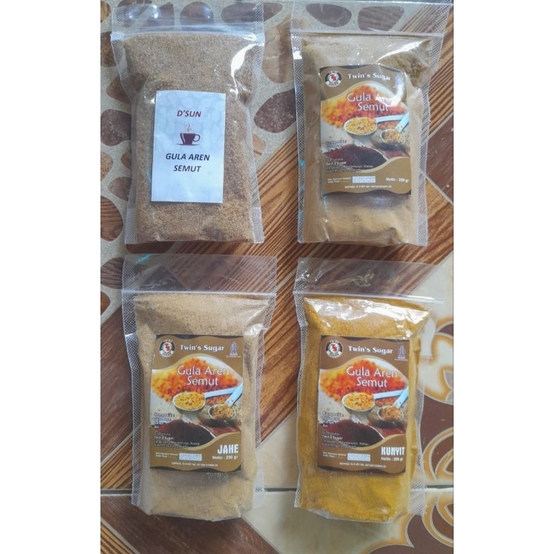 

GULA AREN ORI, JAHE, KUNYIT 250 GR