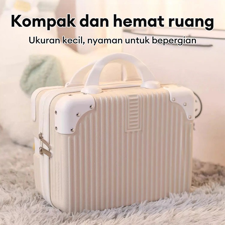 promo boldedge koper 14 inch koper kecil traveling koper makeup koper kecil mini travel ringan