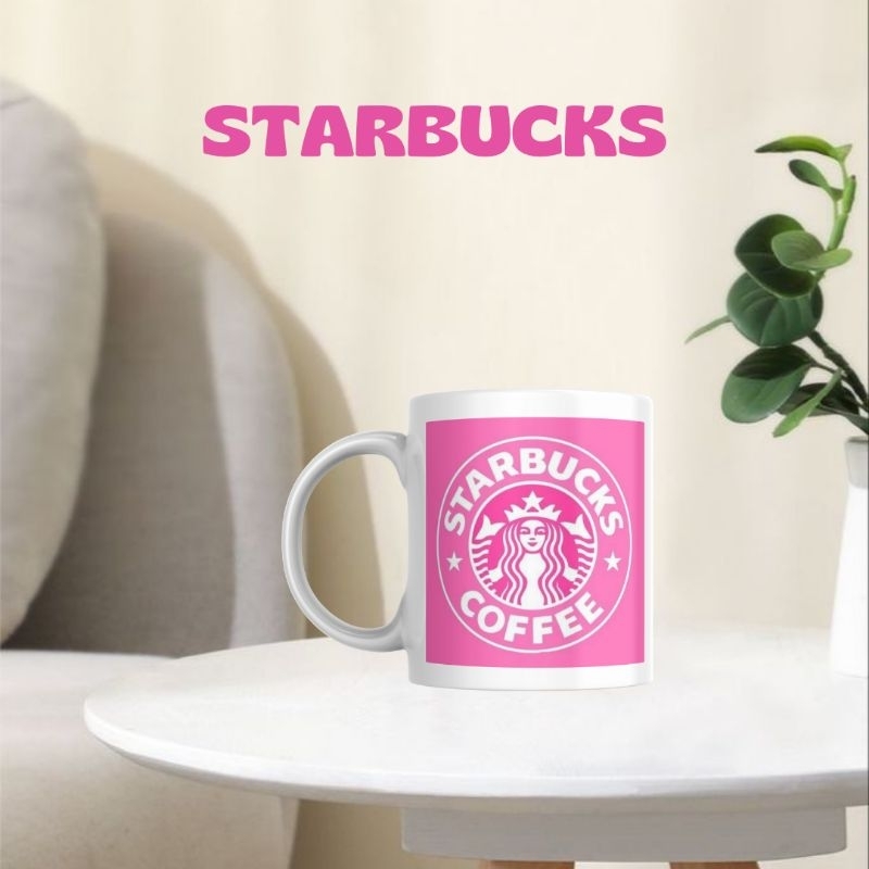 PROMO Mug Starbucks Pink / Mug Starbucks / Gelas Starbucks / Mug Birthday / Gelas Starbucks / Ultah 