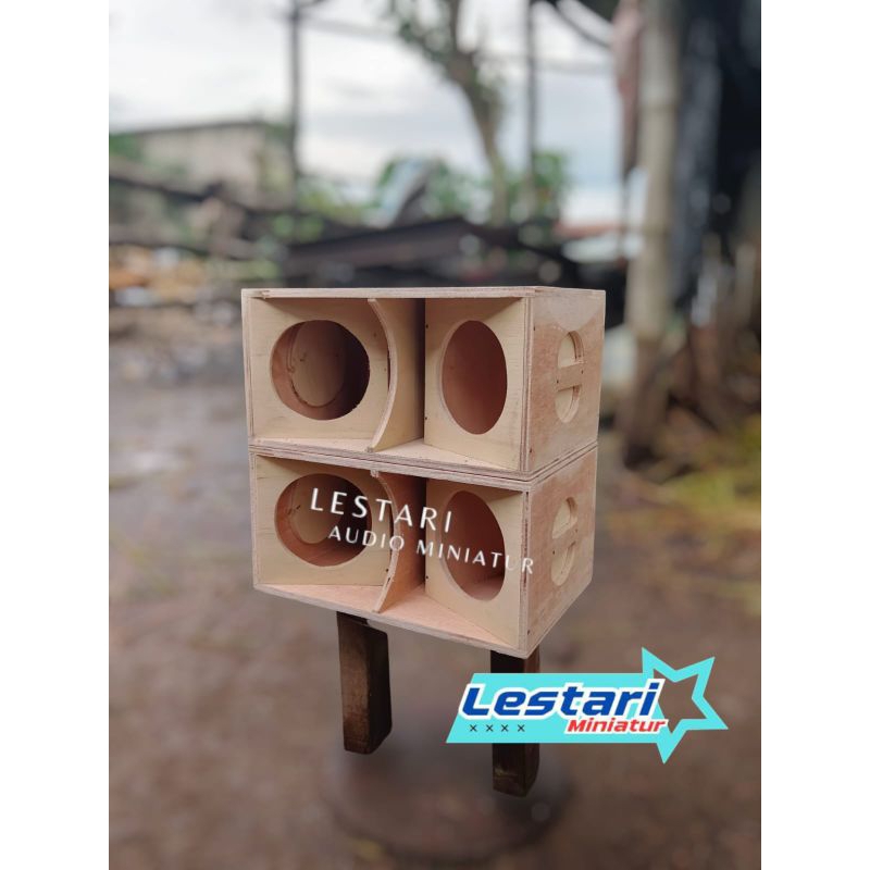 BOX speaker subwoofer 4 inch double..P-35.L-20.T-15