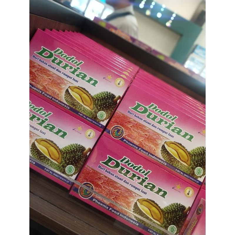 

Oleh Oleh Lombok NTB Dodol Phoenix rasa Durian Kotak 160 gr