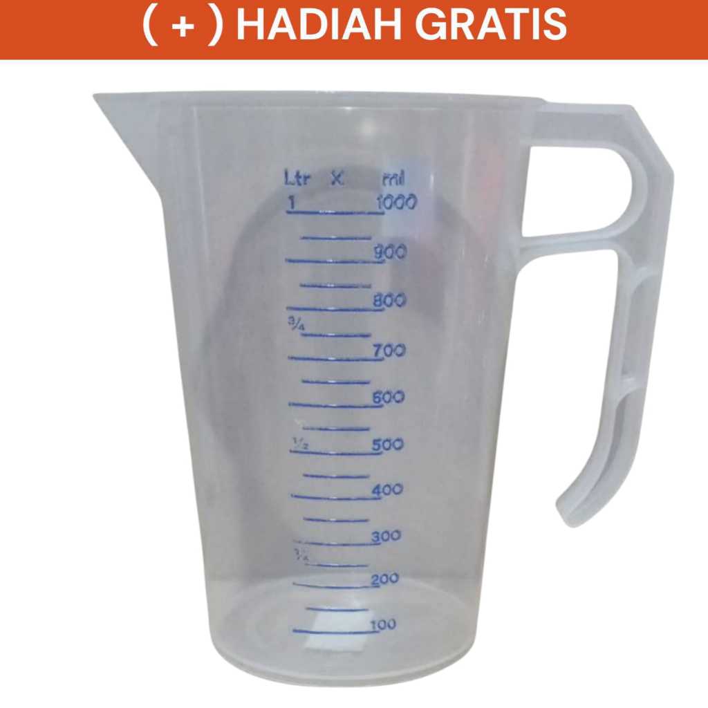 Gelas Takaran Air 1000 ml / Gelas Ukur