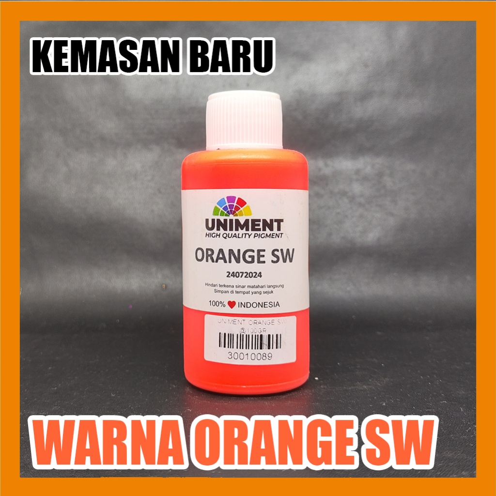 

Pigment Warna Sablon atau Biang Warna Orange SW 100ml