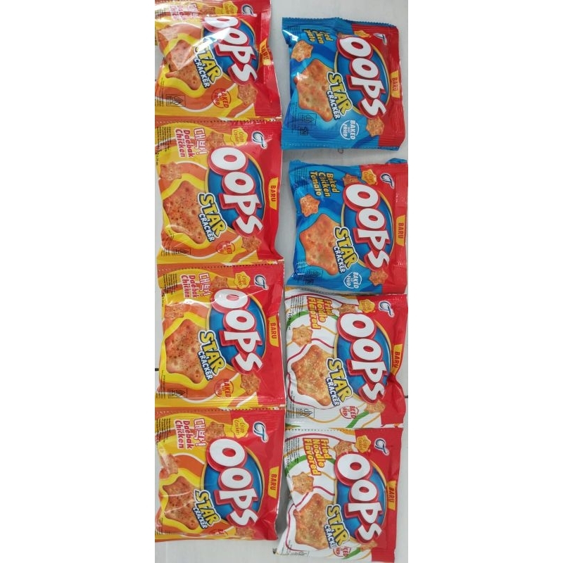 

oopss star cracker kerupuk dengan rasa yang enak
