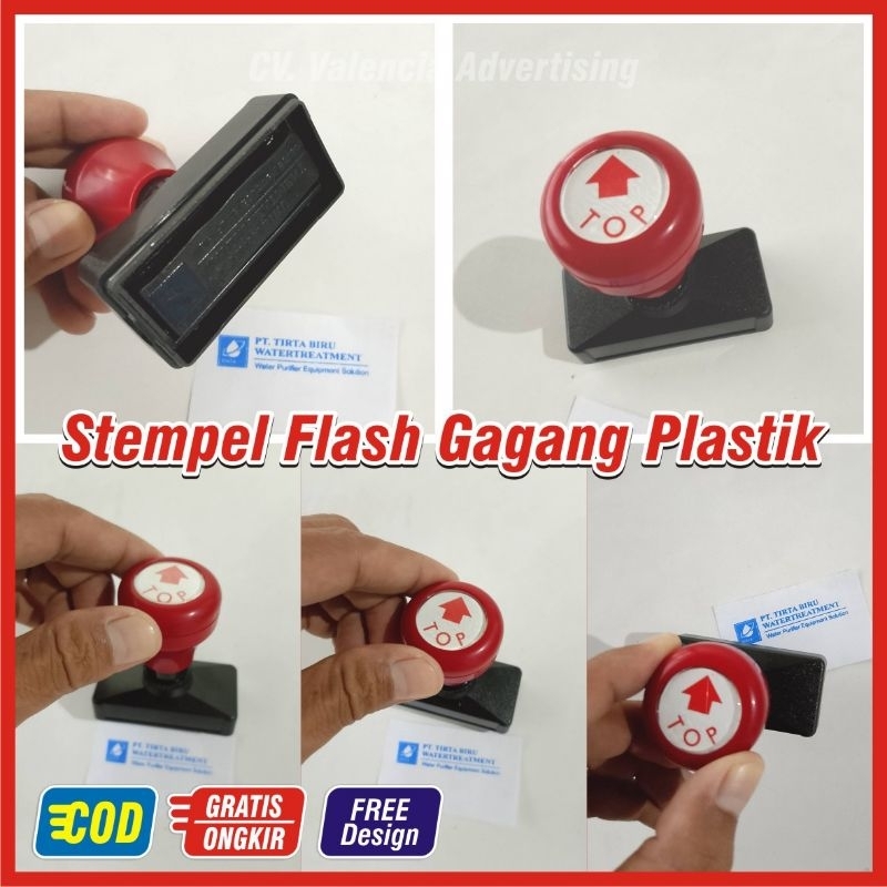 

setempel gagang plastik