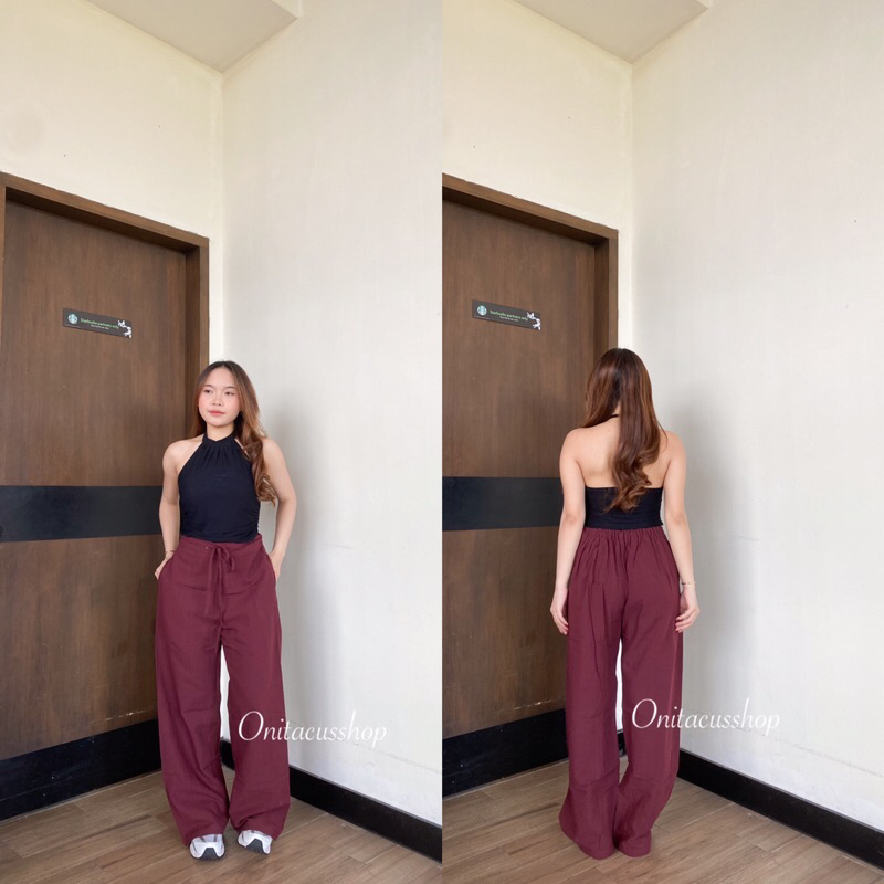 Yola Hw pants / Kulot Linen serut