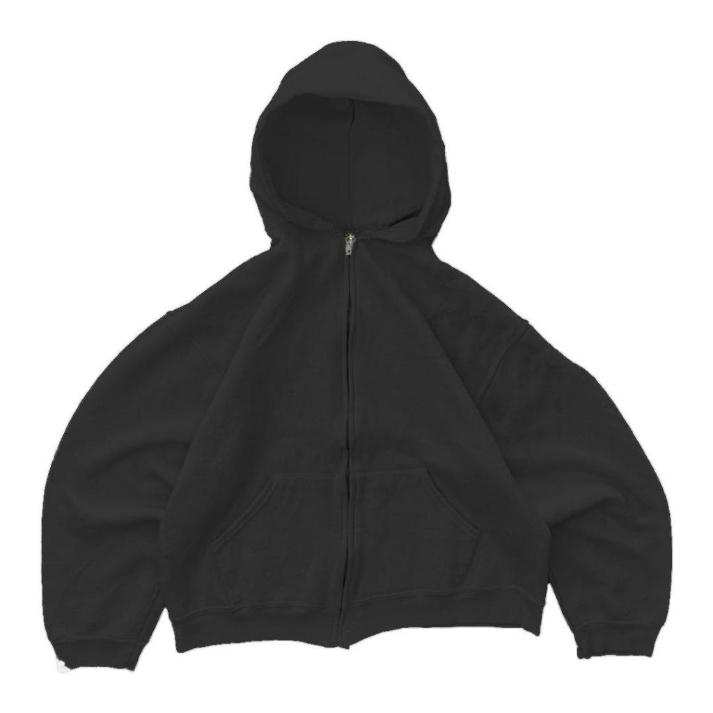 JUMHUR | HOODIE ZIPPER BOXY GSM 280 | POLOS | FLEECE COTTON VISCOUSE 280-300 GSM