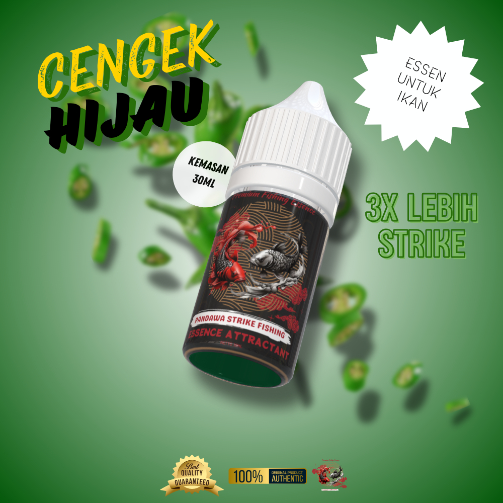 ESSEN IKAN OPLOSAN PANDAWA STRIKE AROMA CENGEK HEJO 30ML