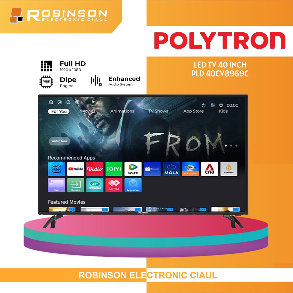 LED TV Polytron 40 Inch Smart TV PLD 40 CV 8969