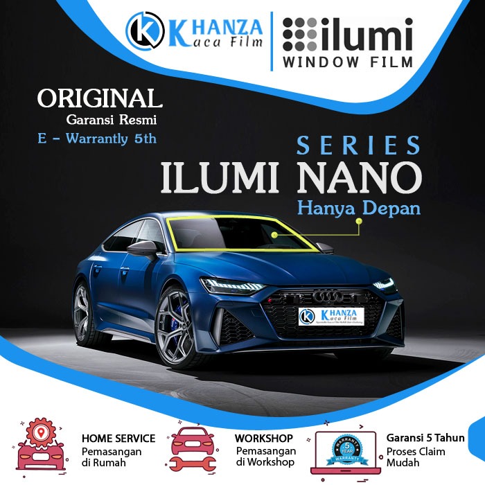 Kaca Film ILUMI NANO Series - Hanya Depan
