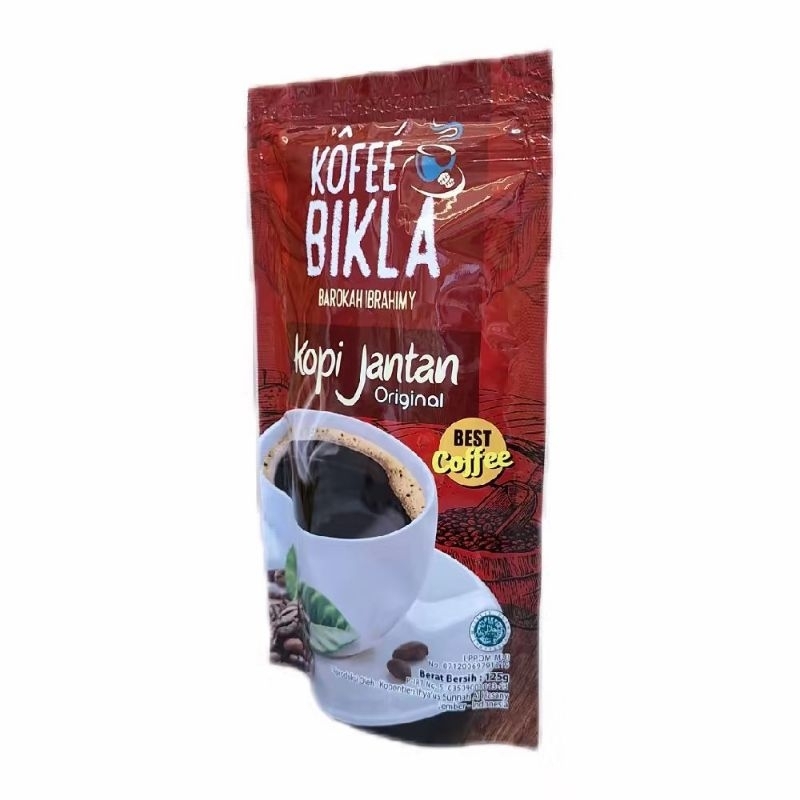 

kopi Bikla Jantan Kemasan Ekonomis 125 Gram
