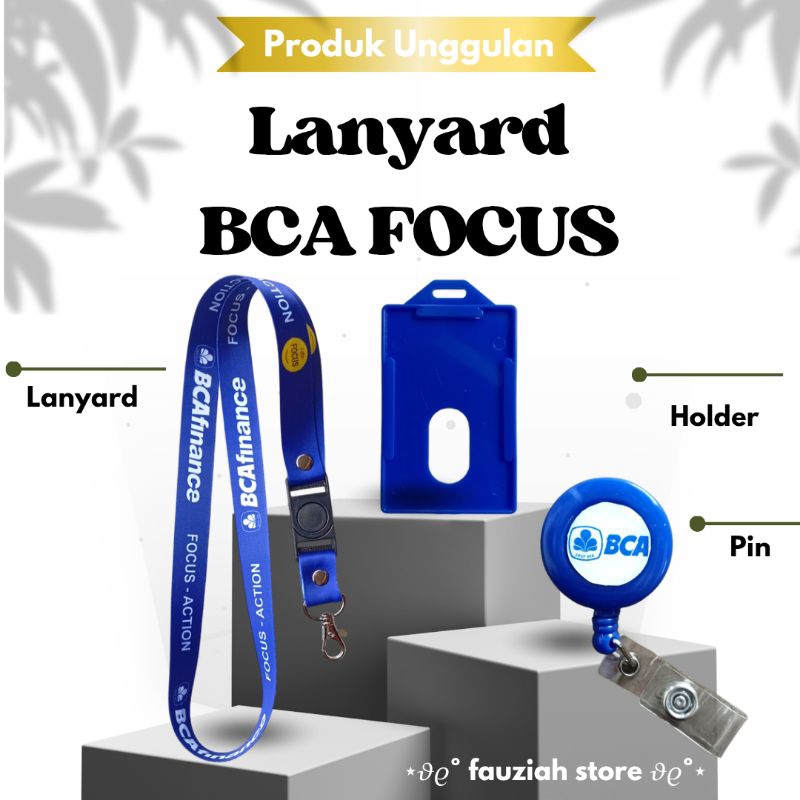READY TALI ID CARD BCA FOCUS / LANYARD BCA FOCUS Termurah