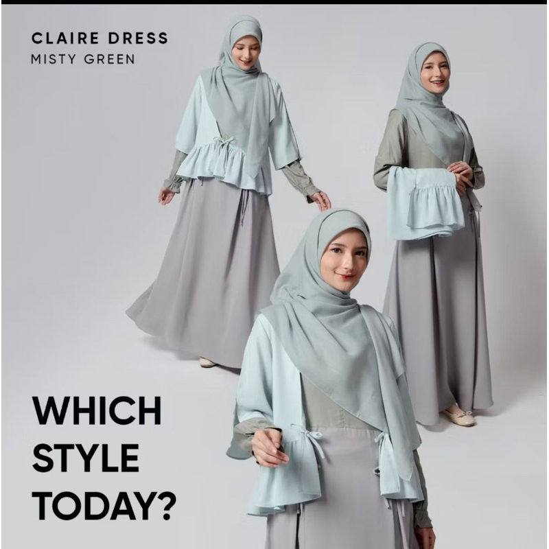 JILBRAVE CLAIRE DRESS MISTY GREEN (New)