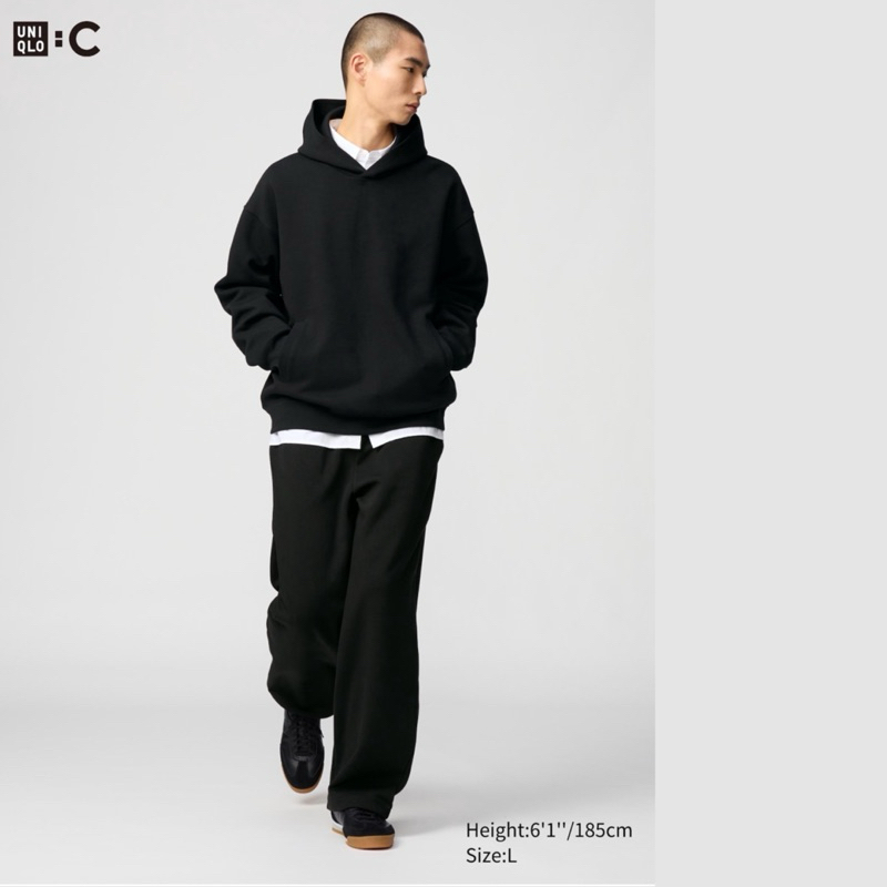 Uniqlo :C Wide Fit Sweat Pants Original/Celana Sweat Fit Lebat Uniqlo :C Original