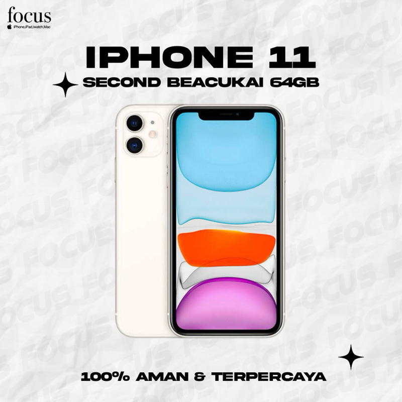 Handphone Iphone 11 64gb Second Resmi