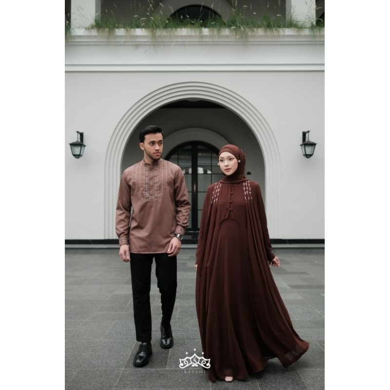 READY SIAP KIRIM- FREE GIFT - ORI KAZAMI - HANEEN ABAYA DRES KAZAMI - DRESS GAMIS MURAH SYARI KAZAMI