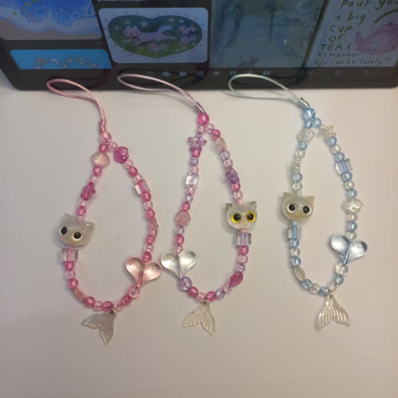 cat fish strap phone | phone strap | gantungan hp