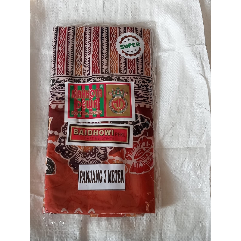 Selendang Slendang Jarik Gendong Gendongan Bayi Cukin Halus Merk Baidhowi Panjang 3Meter