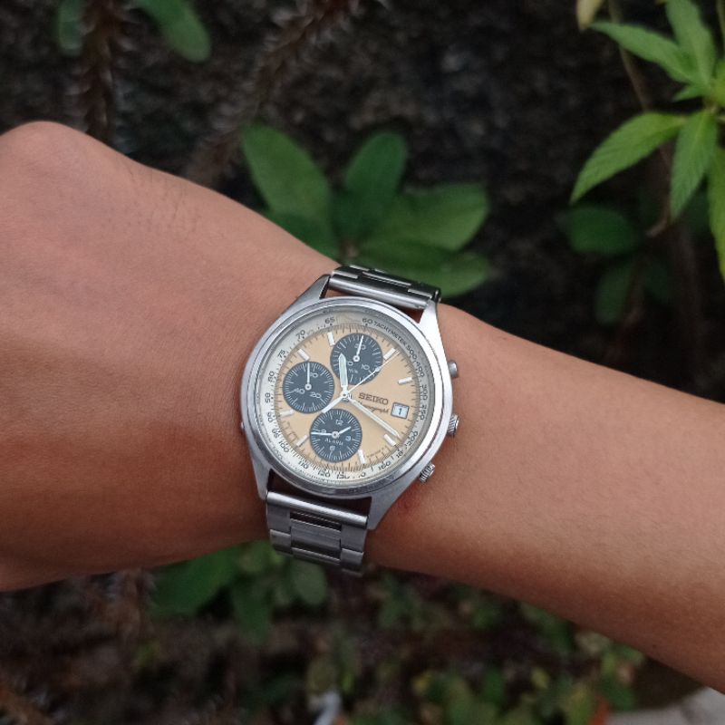 jam tangan seiko chronograph 7t32-7c60 ori