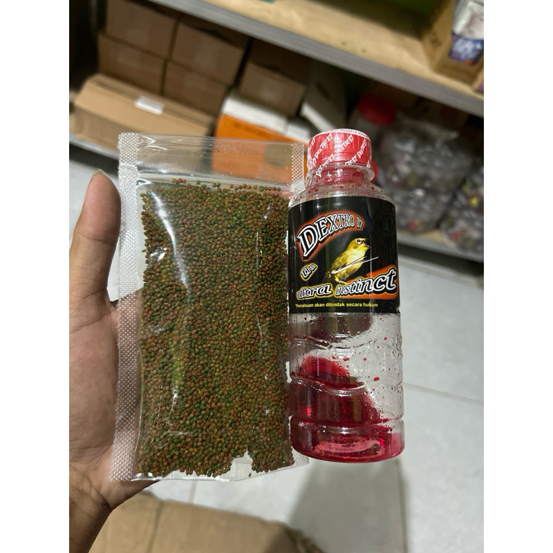 paketan nutribird dan dextro 87 pakan burung pleci dan vitamin burung