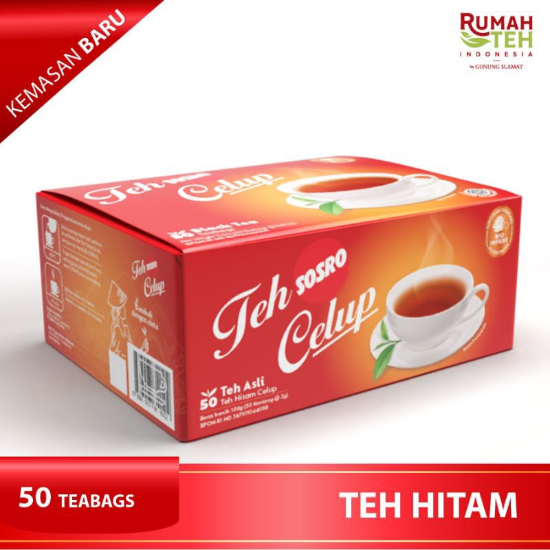 

Teh Celup Sosro 50 Bags - Teh Hitam Berkualitas