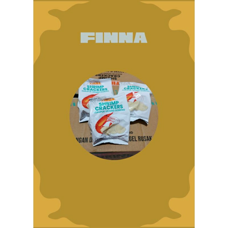 

kerupuk udang finna 10gr| 10 bungkus