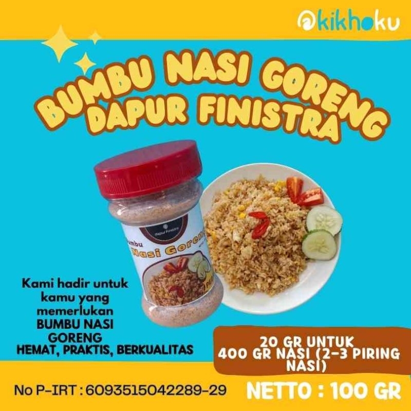 

Bumbu Nasi Goreng 100 gr merk Dapur Finistra