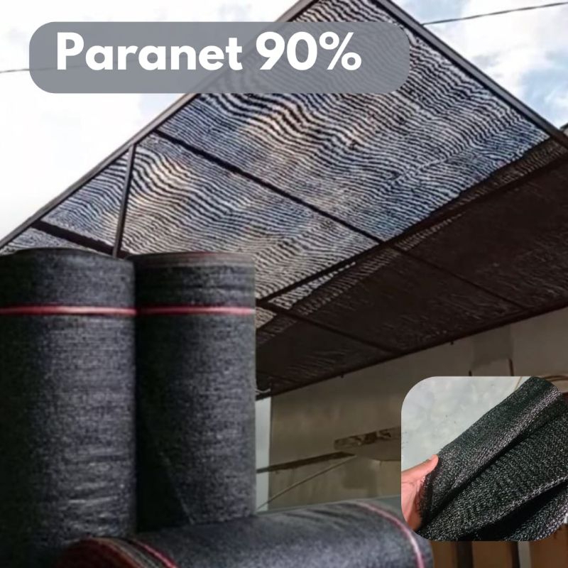 Jaring Paranet 90%, Anti UV, Ukuran [ Panjang 10 m x Lebar 3 m ] Tanaman / Rumah Pupuk
