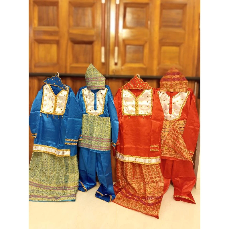 Baju Adat Bangka Belitung Anak TK SD / Baju Adat Babel Laki Laki Perempuan Anak Anak