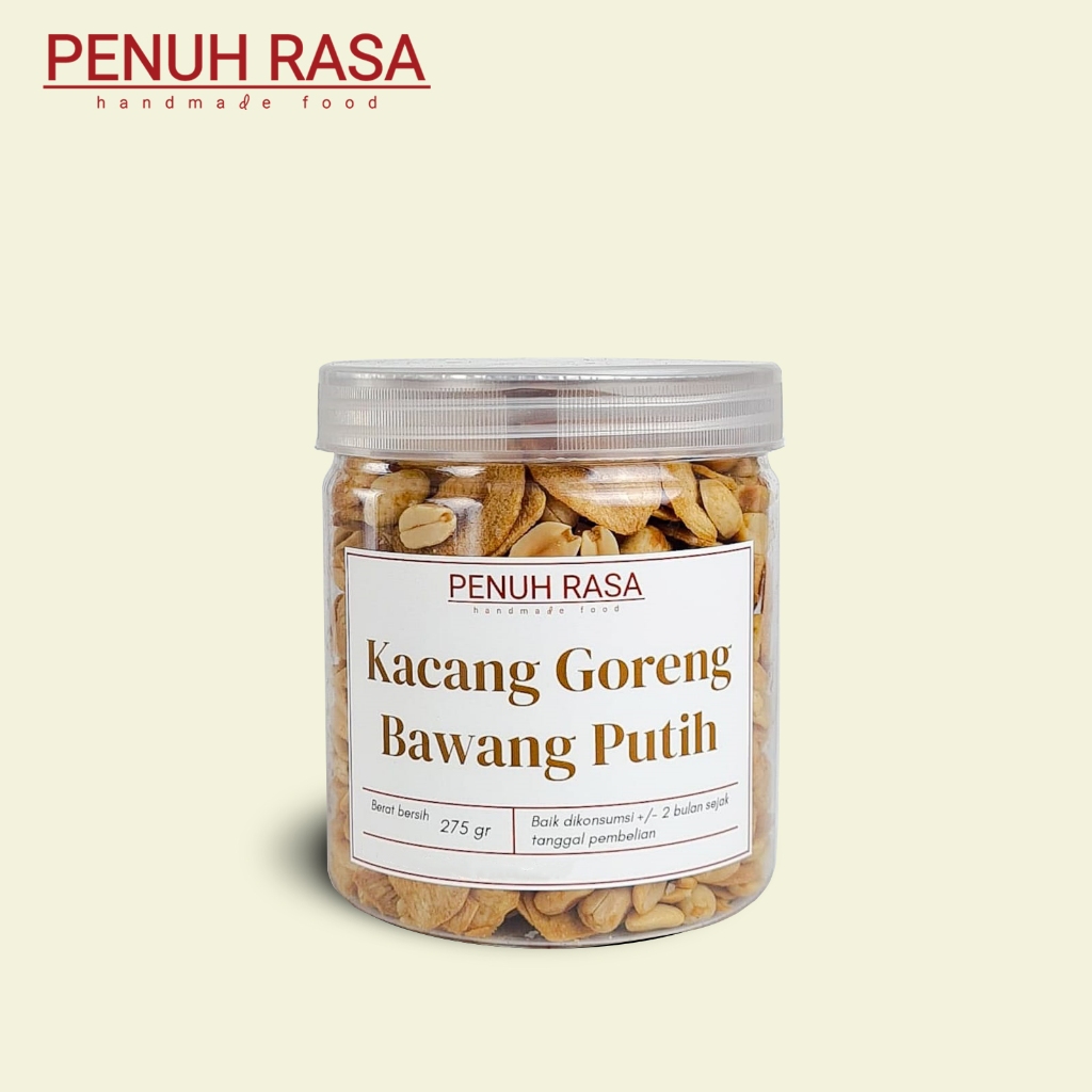 

Kacang Goreng Bawang Putih Penuh Rasa 275 gr