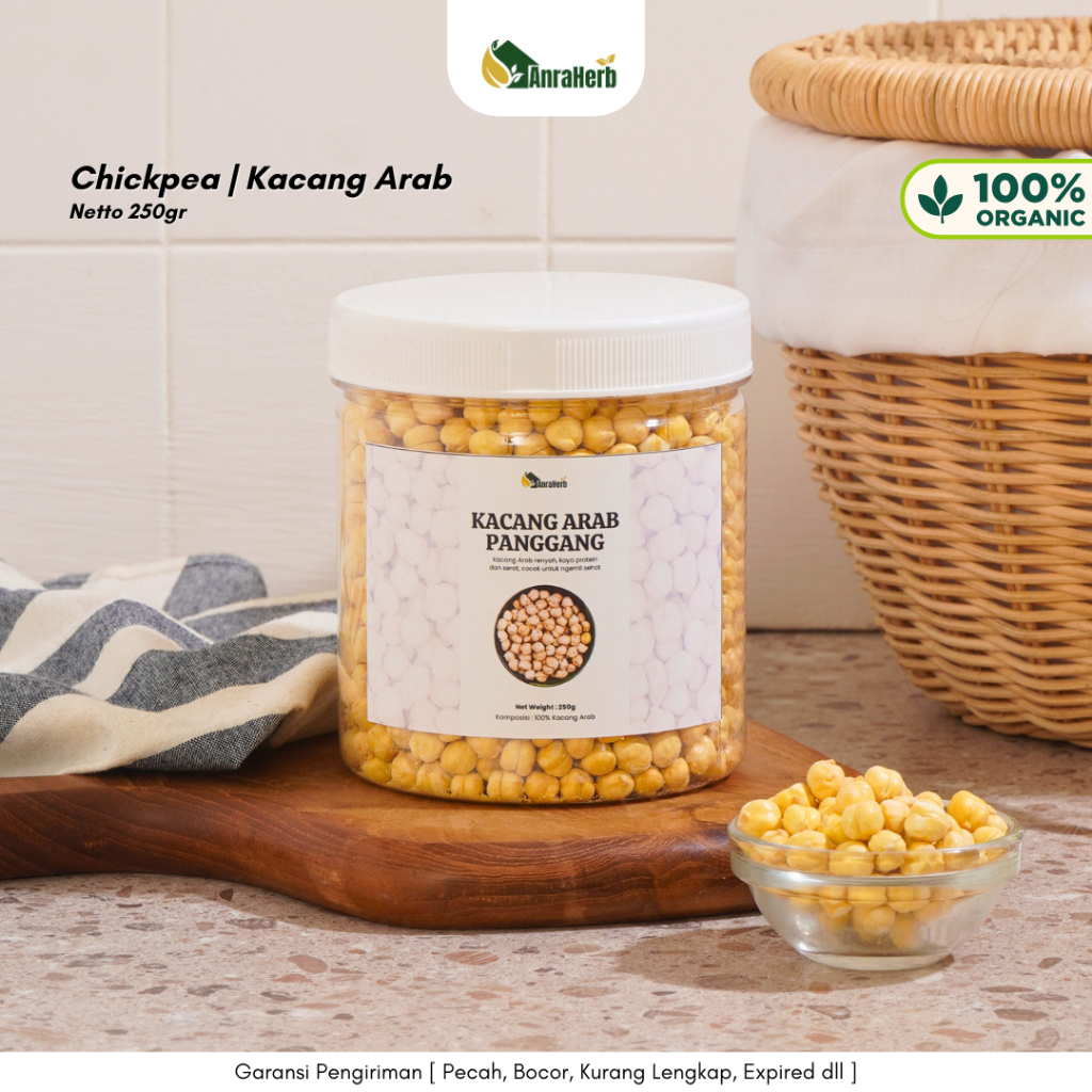 

AnraHerb Kacang Arab 250gr Organik | Superfood Nabati Bantu Jaga Pencernaan Dan Stamina Harian