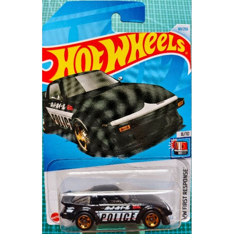 Hot wheels Mazda RX-7 Police Hitam