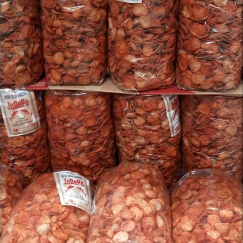 

BASRENG PIPIH JEDEPE BASRENG IKAN PEDAS GURIH 300GR