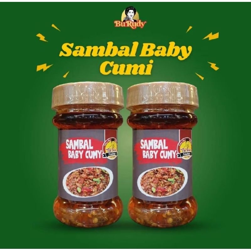 

sambal baby cumi Bu rudy oleh oleh khas surabaya