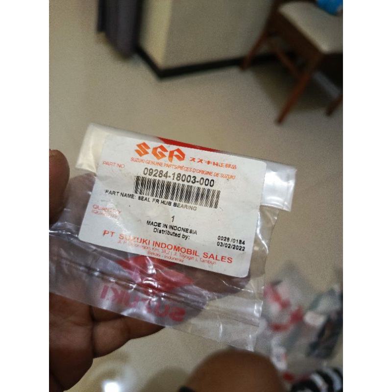 Seal Sil Debu Roda Depan Tromol Suzuki Satria 2 Tak Hiu Lumba Shogun 125 R Original SGP