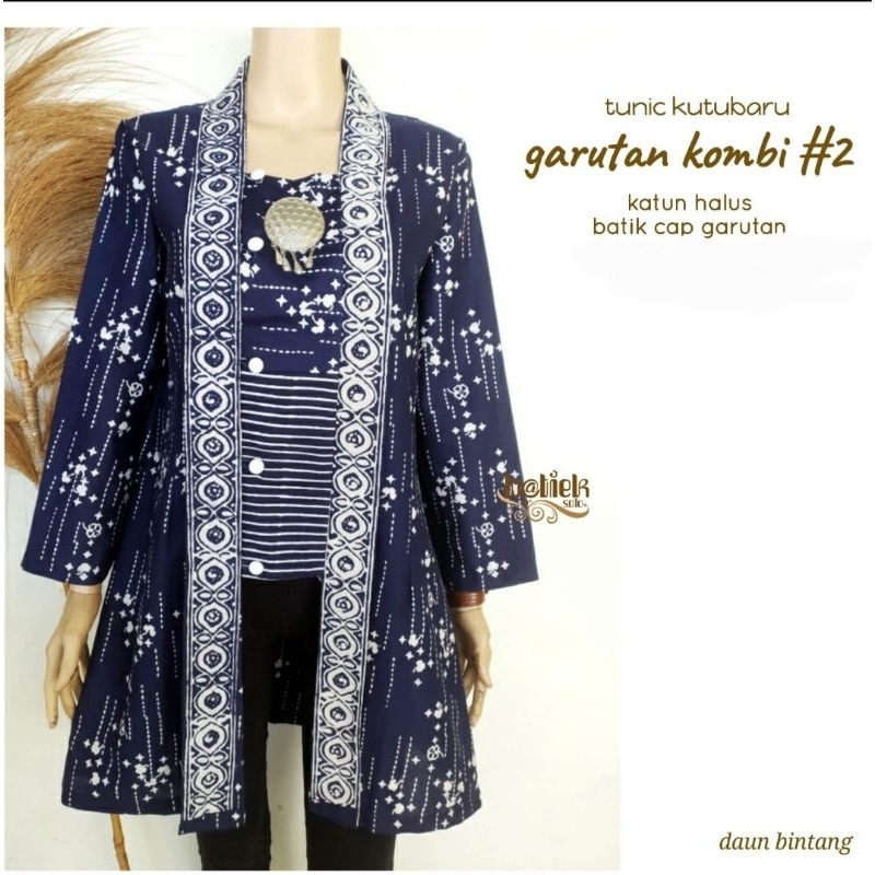 KUTUBARU JUMPUTAN BATIK LENGAN PANJANG. BATIK MERAH PUTIH. SERAGAM 17 AGUSTUS MERAH