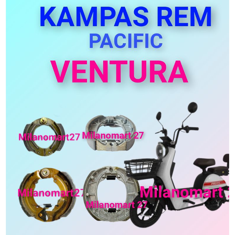 kampas rem pacific ventura kampas rem sepeda listrik pacific ventura