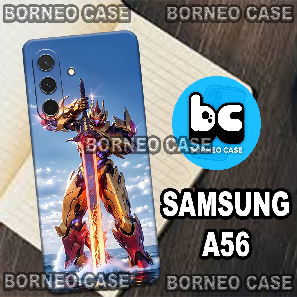 (BC11)  SOFTCASE Procamera Terbaru  Untuk HP SAMSUNG A56 | MOTIF ROBOT | Case SAMSUNG A56  bahan kar