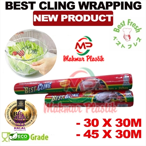 PLASTIC WRAPPING MAKANAN / PLASTIK BUNGKUS MAKANAN / FOOD WRAPPING|- UKURAN 30cm dan 45cm
