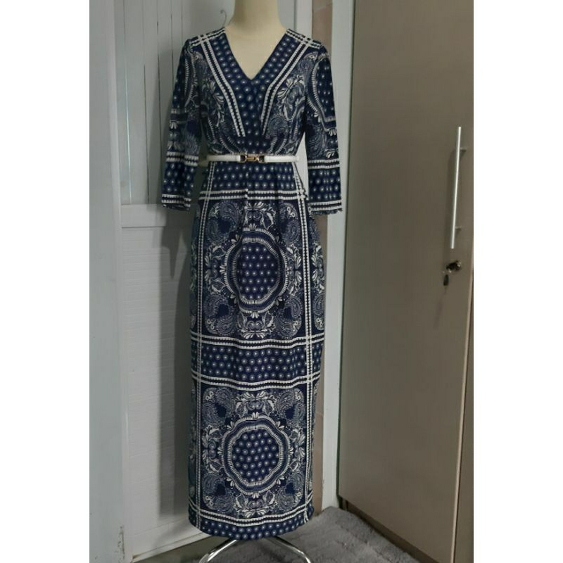 Blue Future State Maxi Dress