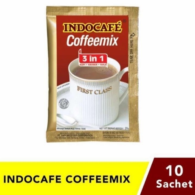 

Indocafe Coffeemix Kopi Sachet 10 Pcs x 20 gr (1 Renteng)