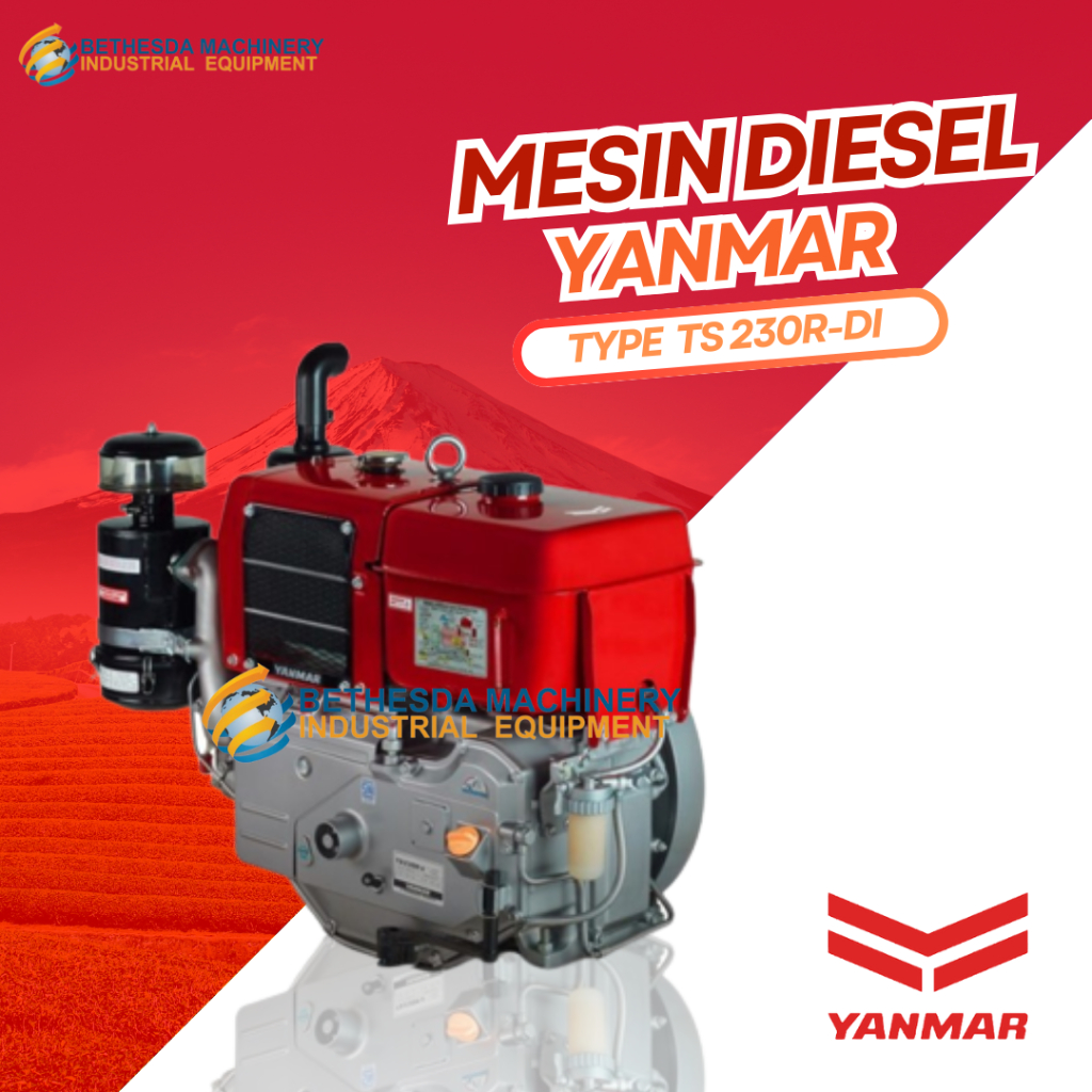 Diesel Engine Yanmar 23 HP / 23 PK Mesin Penggerak TS 230 R