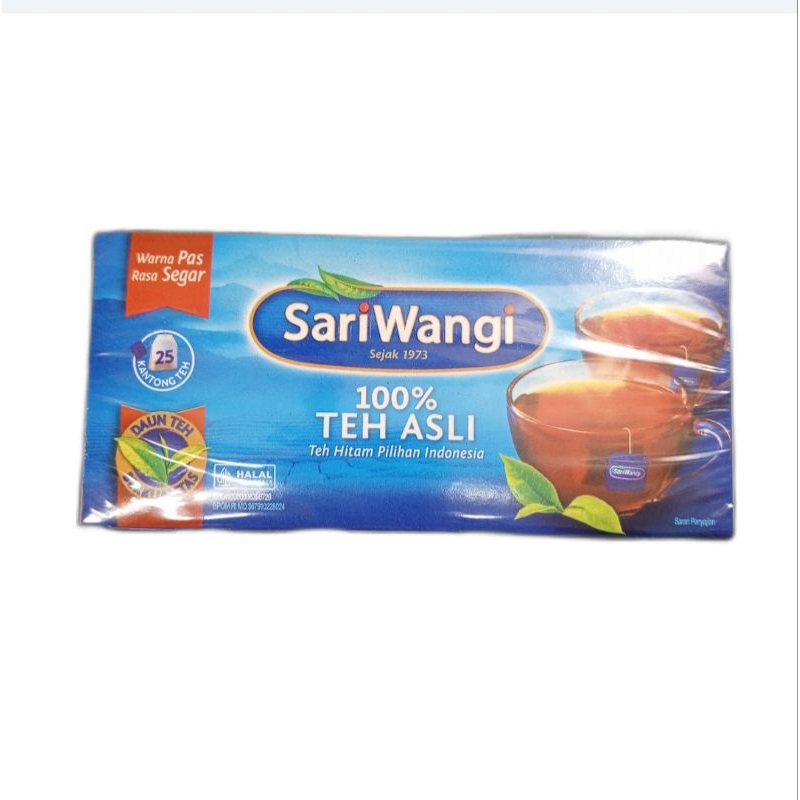 

teh Sariwangi celup isi 25 piss