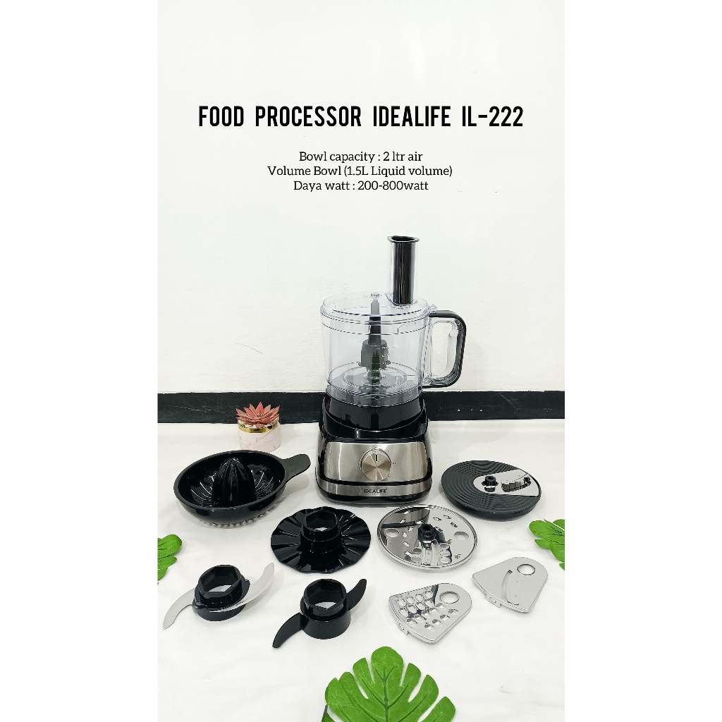 FOOD PROCESSOR IDEALIFE IL-222