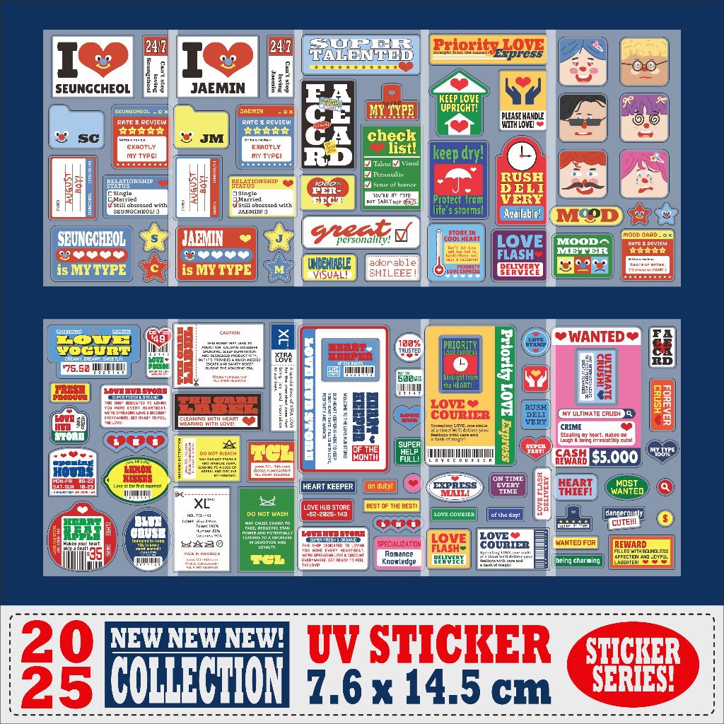 

(READY STOCK) NEW STICKER SERIES - YUMECA STUFF